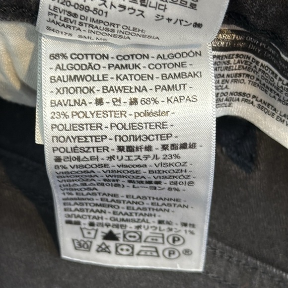 Levi's 311 Shaping Straight Jeans Size 33 - Picture 9 of 9